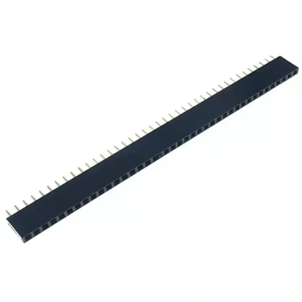 Conector Pin Header Hembra 1x40 2.54mm