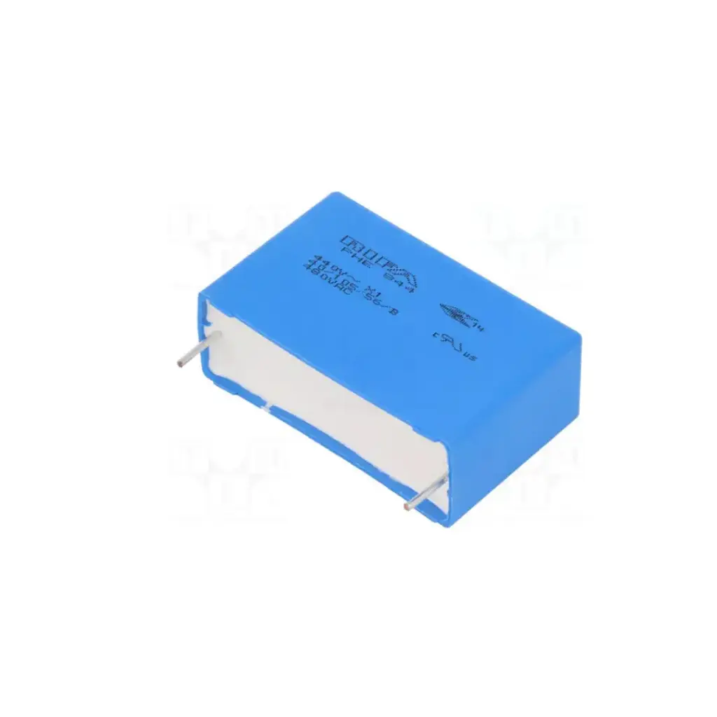 [CAP005] Capacitor de Seguridad X1 de 0.1UF 480VAC PHE844RD6100KR06L2