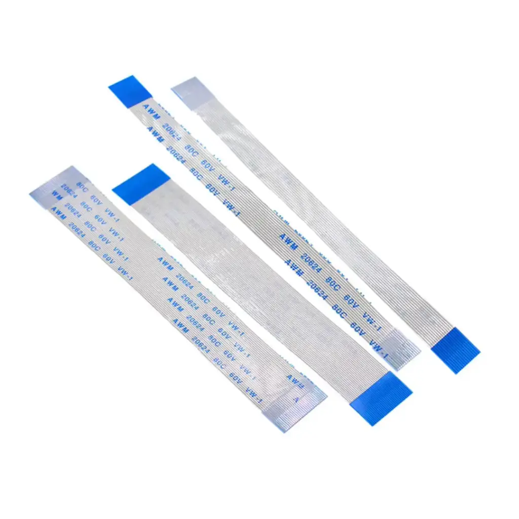 Cable Flex Plano FPC/FFC 4P Invertido Paso 1mm 15cm