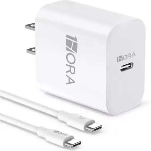 [CARG001] Cargador tipo C Carga Rápida RP 20W Con Cable 1Hora