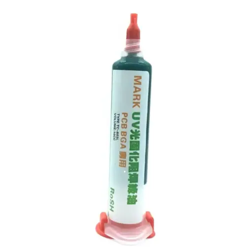 [UV-TINTA-001] Mascara De Soldadura UV Para Reparación Color Verde