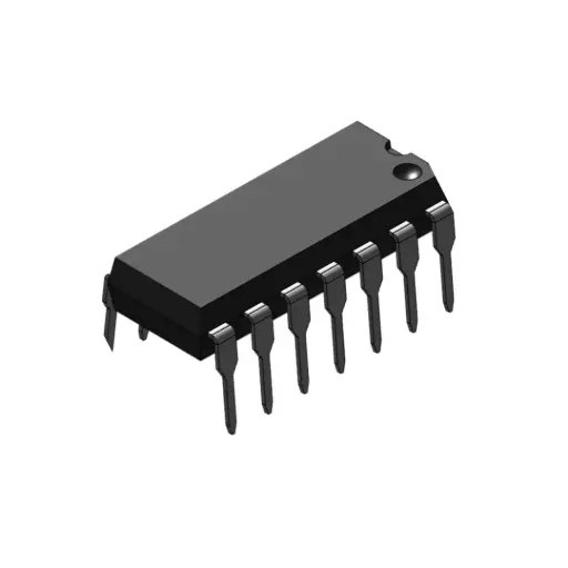 [IC74L040] Compuerta lógica CD74HC14E inversor 6 canales Schmitt DIP-14