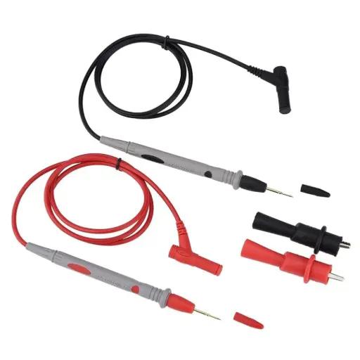 [P4165] Cable para multímetro 2 piezas 20A golden