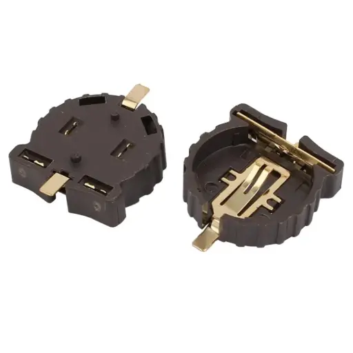 [P-BLCR12] Porta Pilas de Montaje Superficial para Batería CR12