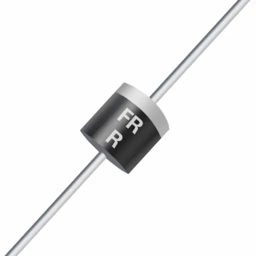 [DIOF001] DIODO DE RECUPERACION RAPIDA 1000V 1A DO-41 FR107