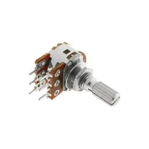 [PTPD008] Potenciómetro Doble 5k ohms De Perilla