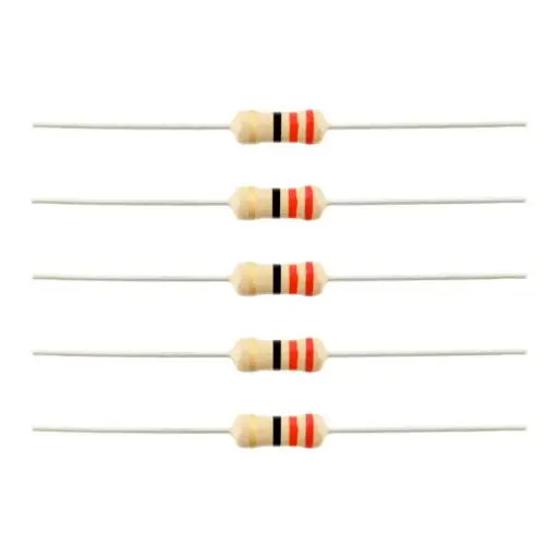 [R1/4-5-200R] Resistencia 200 ohm 1/4w 4 Bandas 5% Tolerancia