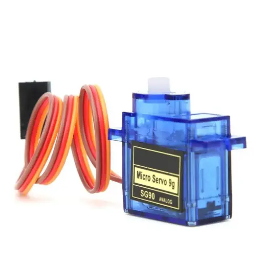 [MICRO002] Servomotor SG90 180° 9g Azul con Accesorios 