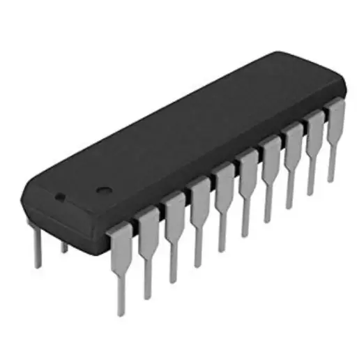 [IC74L013] Compuerta Lógica SN74LS244N Octal Buffer Con Tres Estados DIP-20