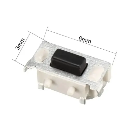 [INT017] Push Button, Botón Pulsador SMD 3x6x3.5 mm