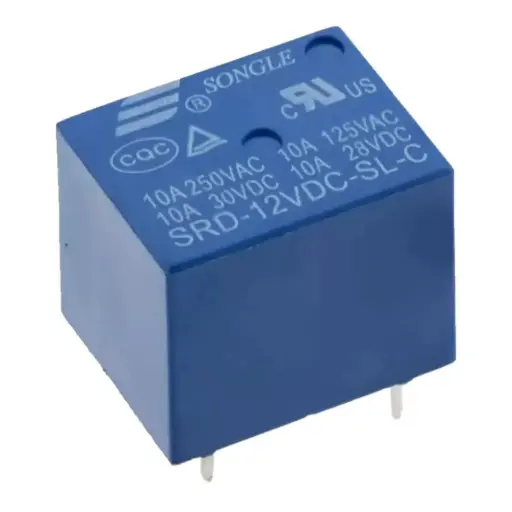 [RELAY24V001] Relevador SRD-12VDC-SL-C Bobina 12V SPDT