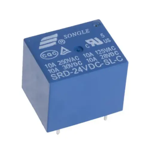 [RELAY24V003] Relevador SRD-24VDC-SL-C Bobina 24V SPDT