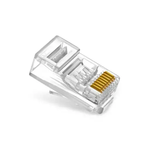 [CON-RJ45] Conector RJ45 CAT6 P/Cable redondo