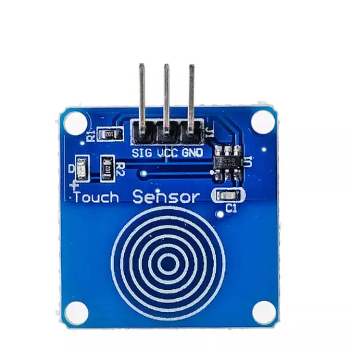 [SENS019] Módulo Sensor TTP223 Botón Capacitivo Azul 