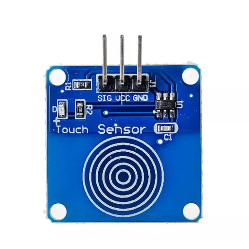 [SENS019] Módulo Sensor TTP223 Botón Capacitivo Azul 