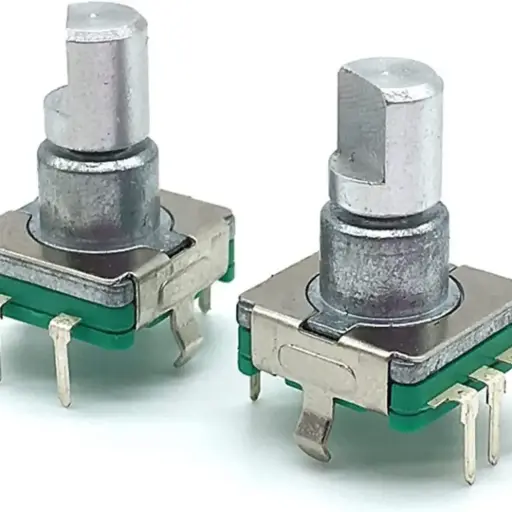 [ENCO001] Encoder Rotativo EC11 con Interruptor Push 17mm 